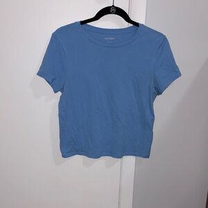 Old Navy Women's Sky Blue Short Sleeve Tee
